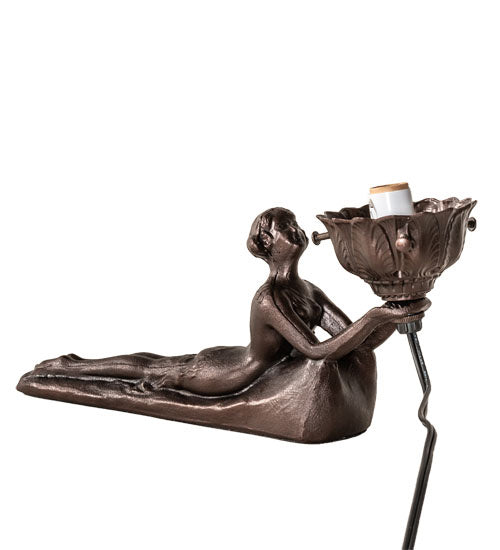 Meyda Tiffany 10763 One Light Accent Lamp, Mahogany Bronze