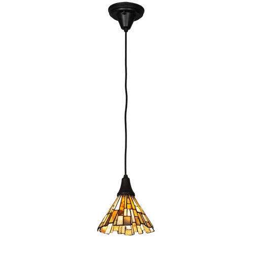 Meyda Tiffany 109311 One Light Pendant, Craftsman Brown