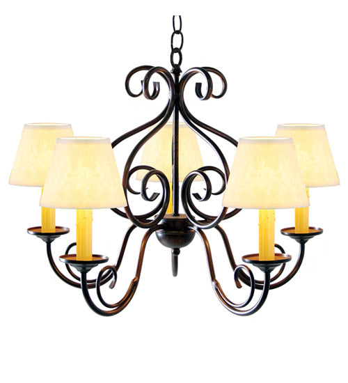 Meyda Tiffany 115230 Five Light Chandelier, Cajun Spice