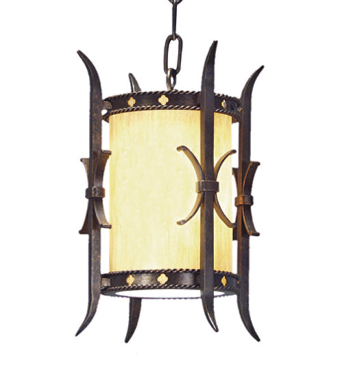 Meyda Tiffany 115234 One Light Pendant, Gilded Tobacco