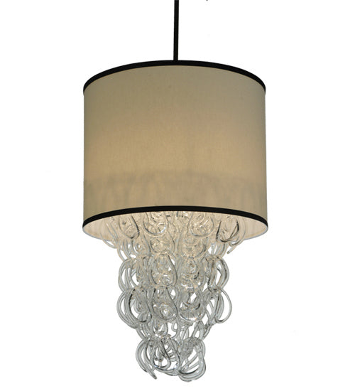 Meyda Tiffany 115260 Four Light Pendant, Blackwash