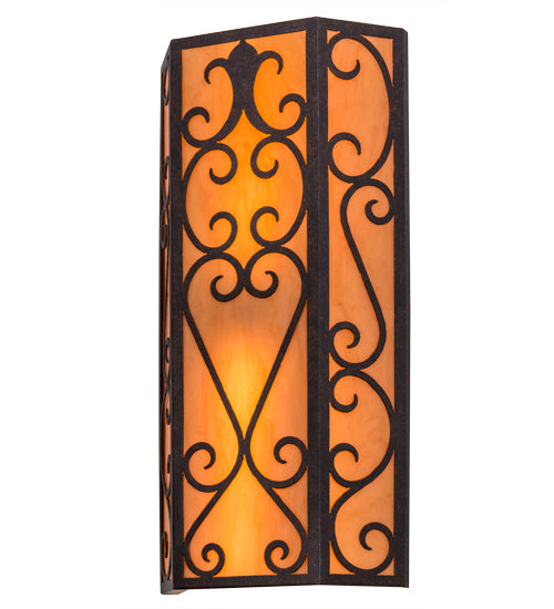 Meyda Tiffany 115486 Two Light Wall Sconce, Cajun Spice