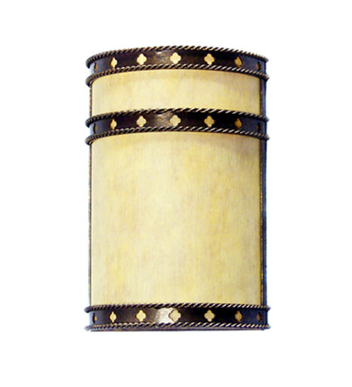 Meyda Tiffany 115760 Two Light Wall Sconce, Gilded Tobacco