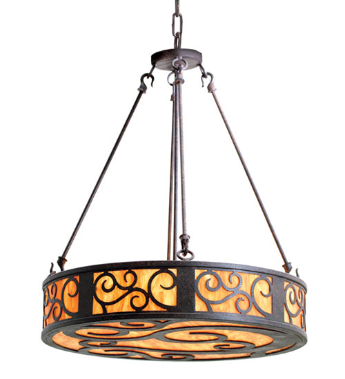Meyda Tiffany 115790 Three Light Pendant, Cajun Spice