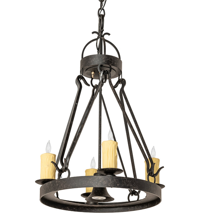 Meyda Tiffany 116476 Five Light Chandelier, Coffee Bean