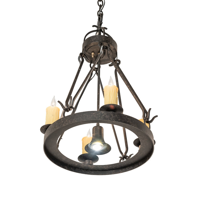 Meyda Tiffany 116476 Five Light Chandelier, Coffee Bean