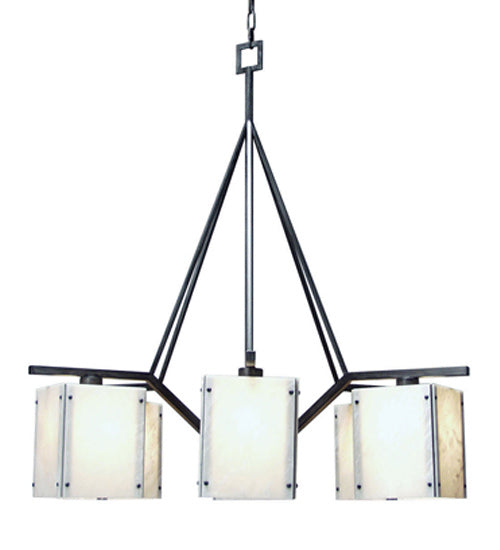 Meyda Tiffany 116508 Six Light Pendant, Antique Iron Gate
