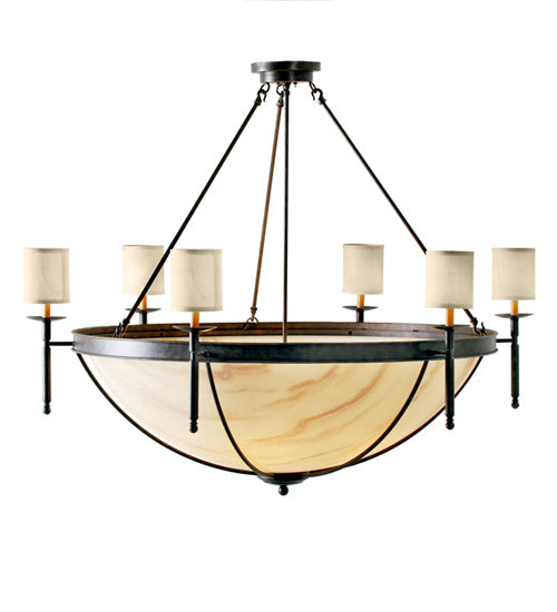 Meyda Tiffany 117091 12 Light Pendant, Gilded Tobacco