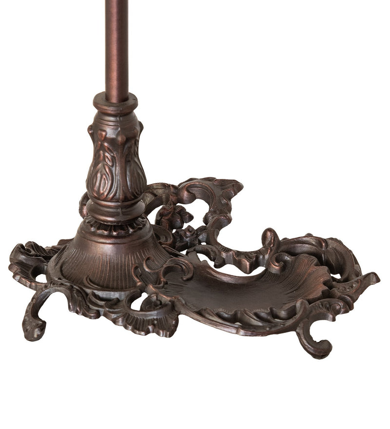 Meyda Tiffany 11722 One Light Table Base, Mahogany Bronze