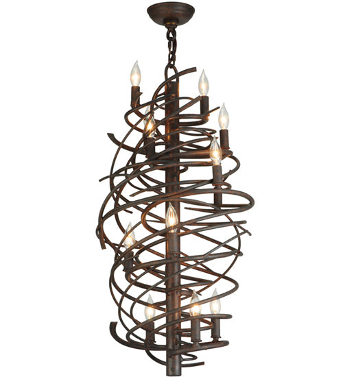 Meyda Tiffany 117938 13 Light Chandelier, Cajun Spice