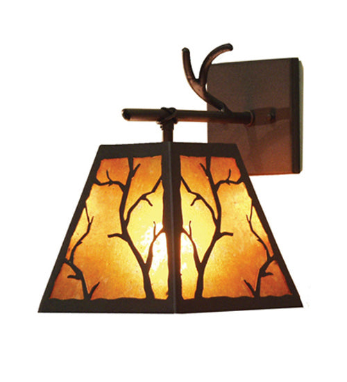 Meyda Tiffany 118245 One Light Wall Sconce, Rusty Nail
