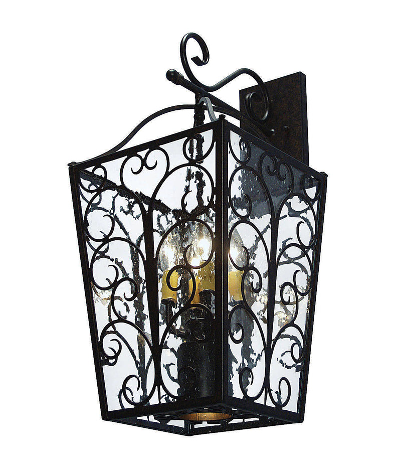 Meyda Tiffany 118522 Five Light Wall Sconce, Blackwash