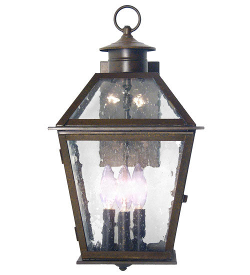 Meyda Tiffany 119213 Three Light Wall Sconce, Gilded Tobacco