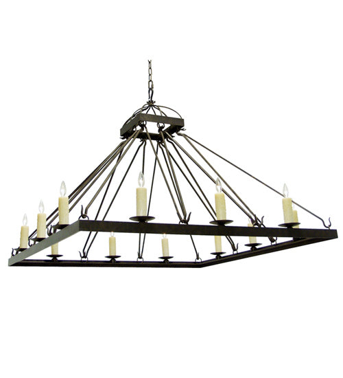 Meyda Tiffany 119651 12 Light Chandelier, Gilded Tobacco