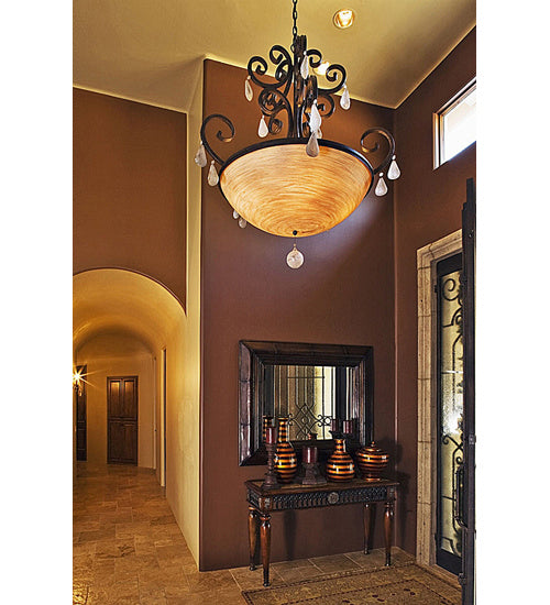 Meyda Tiffany 119780 Five Light Pendant, Cajun Spice
