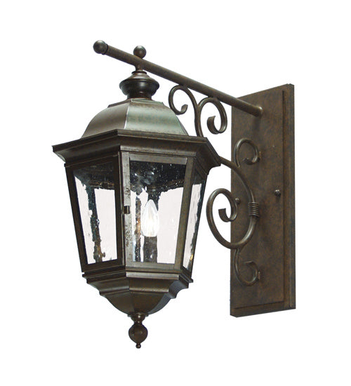 Meyda Tiffany 119839 Two Light Wall Sconce, Antique Rust