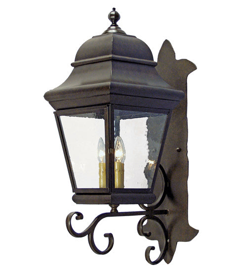 Meyda Tiffany 119852 Three Light Wall Sconce, Gilded Tobacco