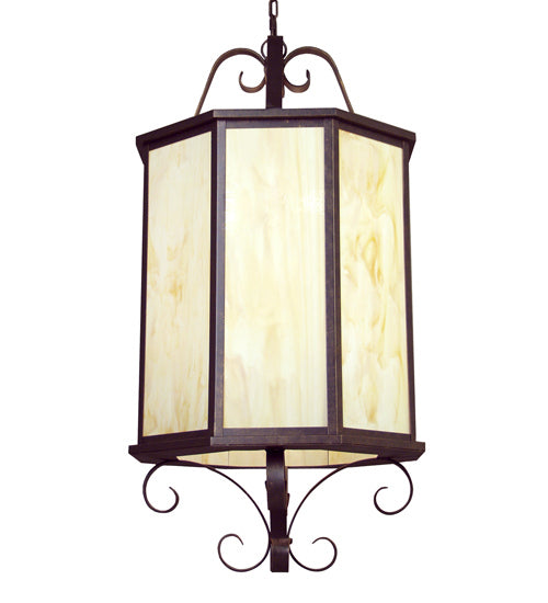 Meyda Tiffany 120066 Four Light Pendant, French Bronze