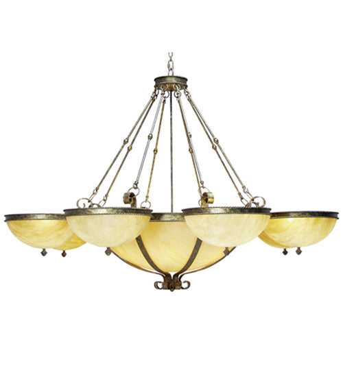 Meyda Tiffany 120086 22 Light Chandelier, Cortez Gold