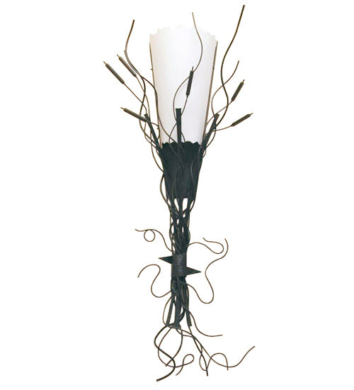 Meyda Tiffany 120126 One Light Wall Sconce, Blackwash