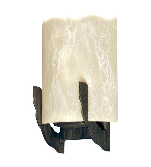 Meyda Tiffany 120140 One Light Wall Sconce, Antique Iron Gate
