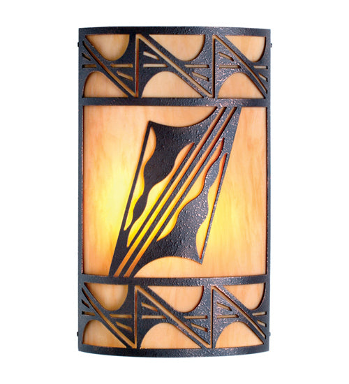 Meyda Tiffany 120198 Two Light Wall Sconce, Copper Rust