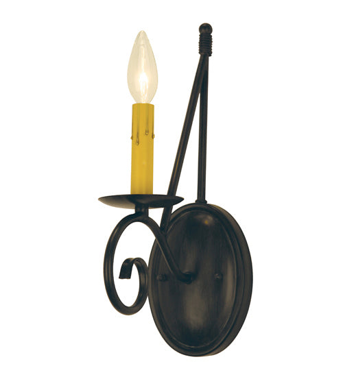 Meyda Tiffany 120206 One Light Wall Sconce, Smoke