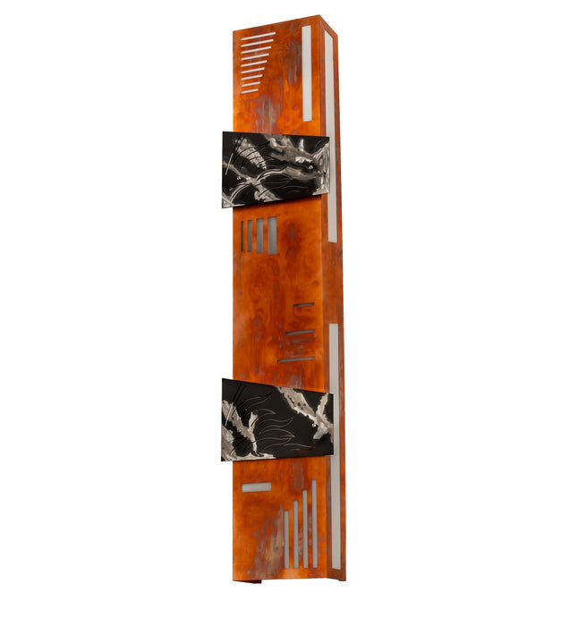 Meyda Tiffany 120215 Two Light Wall Sconce, Burnt Copper