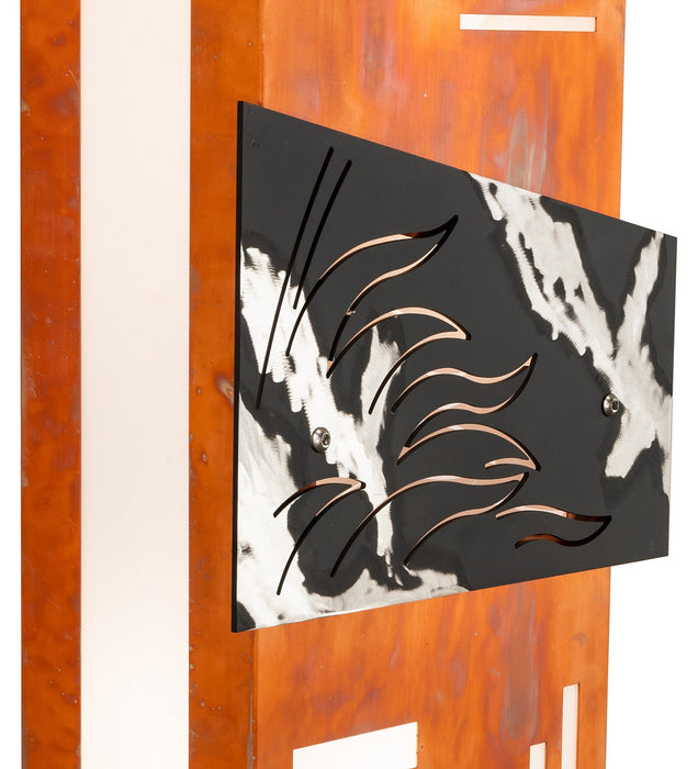 Meyda Tiffany 120215 Two Light Wall Sconce, Burnt Copper
