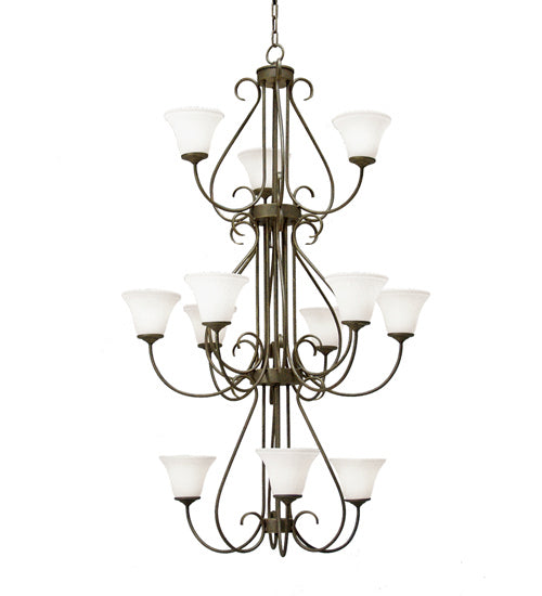Meyda Tiffany 120260 12 Light Chandelier, Antiquity