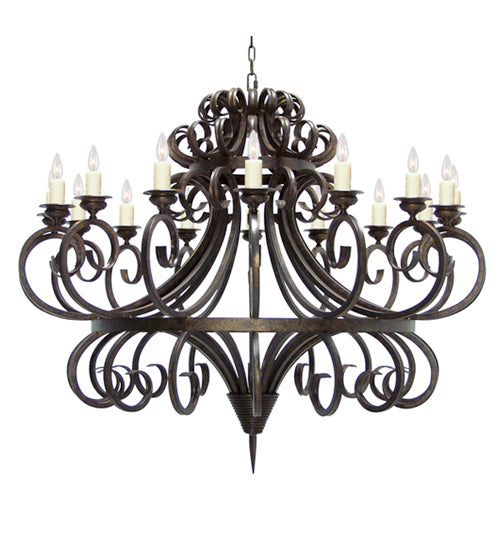Meyda Tiffany 120265 16 Light Chandelier, Cajun Spice