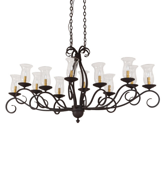 Meyda Tiffany 120295 12 Light Chandelier, Cajun Spice