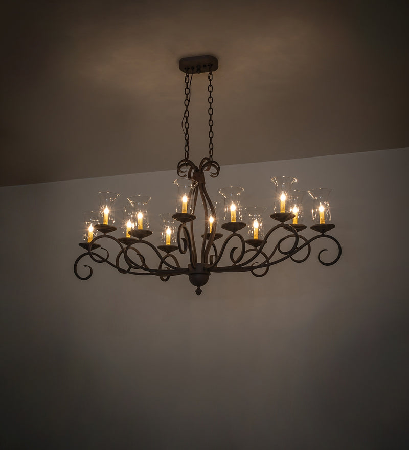 Meyda Tiffany 120295 12 Light Chandelier, Cajun Spice