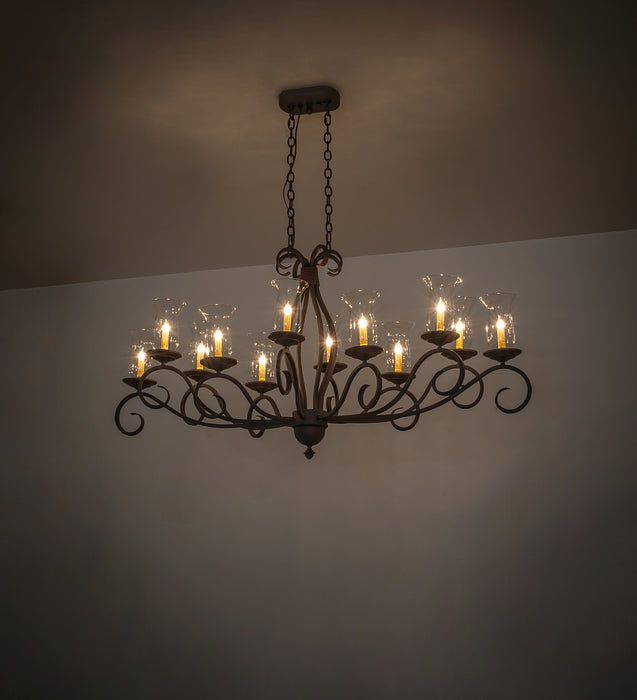 Meyda Tiffany 120295 12 Light Chandelier, Cajun Spice