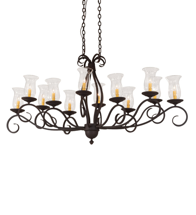 Meyda Tiffany 120295 12 Light Chandelier, Cajun Spice