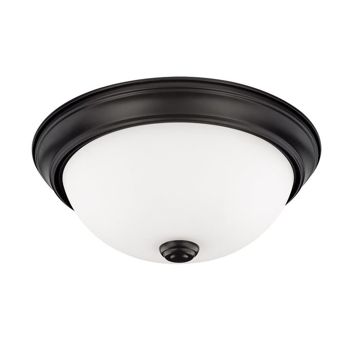 Capital Lighting 214721MB Two Light Flush Mount, Matte Black