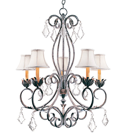 Meyda Tiffany 120311 Five Light Chandelier, Pate