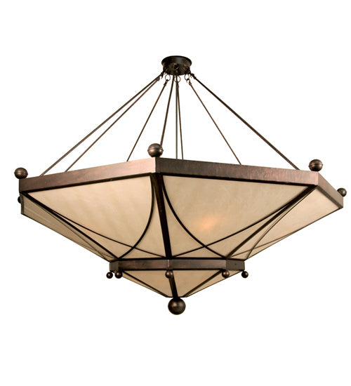 Meyda Tiffany 120460 Eight Light Pendant, Copper Rust