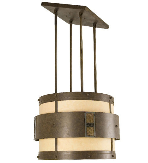 Meyda Tiffany 120612 Eight Light Pendant, Dark Smoke