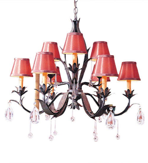 Meyda Tiffany 120769 Nine Light Chandelier, Capri