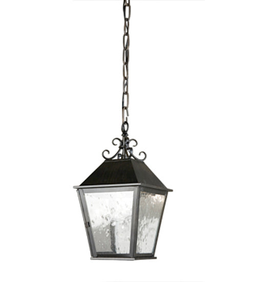 Meyda Tiffany 121022 One Light Pendant, Blackwash