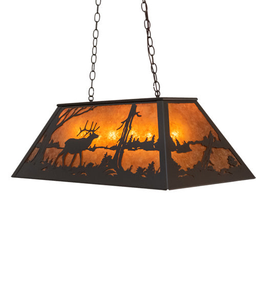 Meyda Tiffany 122975 Six Light Pendant, Timeless Bronze