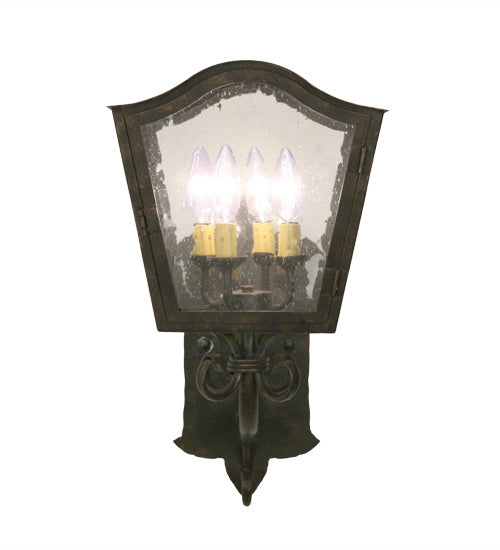 Meyda Tiffany 123739 11"Bracket Lantern, Gilded Tobacco
