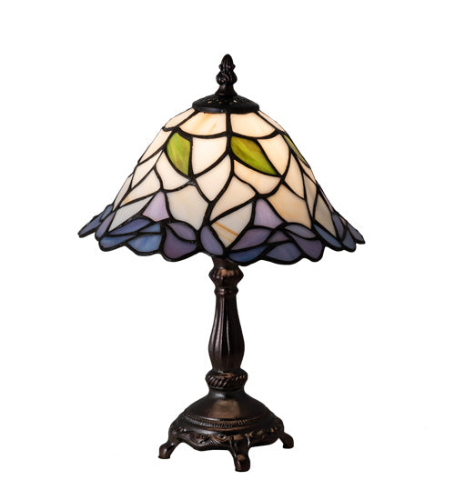 Meyda Tiffany 123761 One Light Table Lamp, Mahogany Bronze