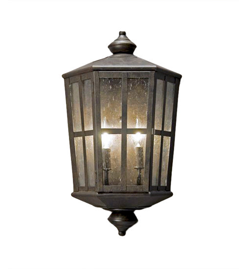 Meyda Tiffany 127121 Two Light Wall Sconce, Antique Rust