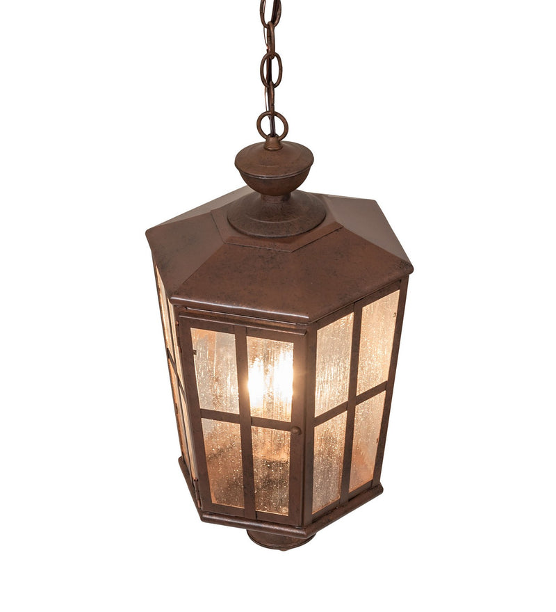 Meyda Tiffany 127122 Two Light Pendant, Antique Rust