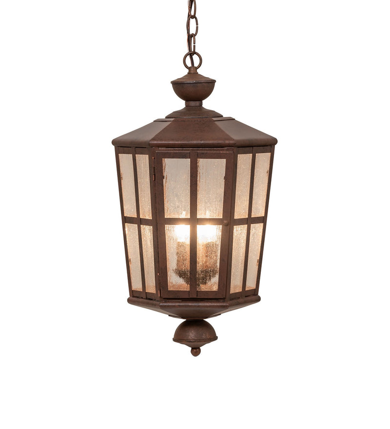 Meyda Tiffany 127122 Two Light Pendant, Antique Rust