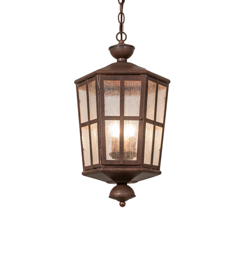 Meyda Tiffany 127122 Two Light Pendant, Antique Rust