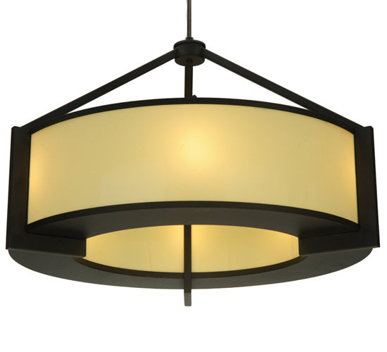Meyda Tiffany 129621 Six Light Pendant, Oil Rubbed Bronze