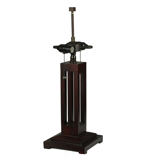 Meyda Tiffany 133246 Two Light Table Base, Mahogany Bronze